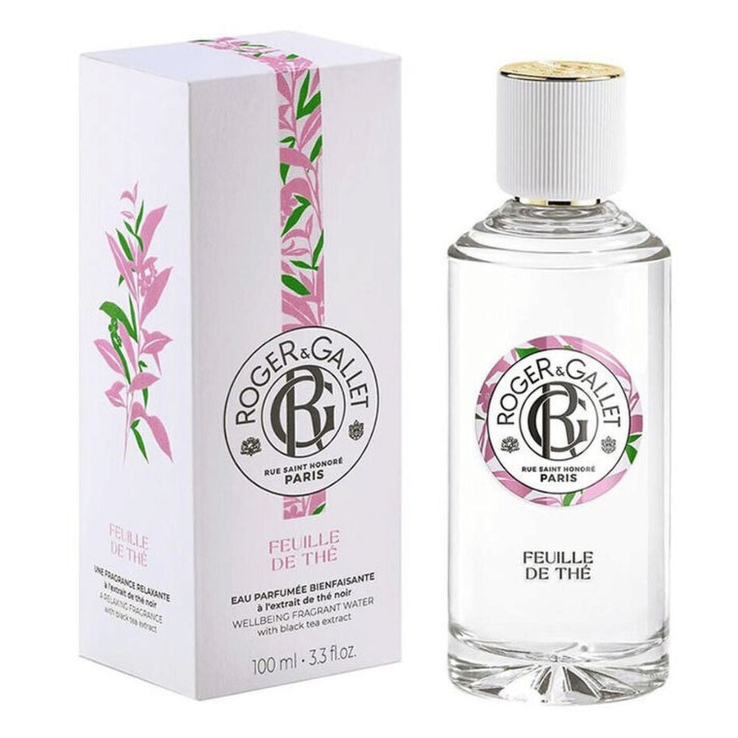 Roger & Gallet Fleuille De The Wellbeing 3.3oz Women EDP Fragrant Water Spray by Roger & Gallet