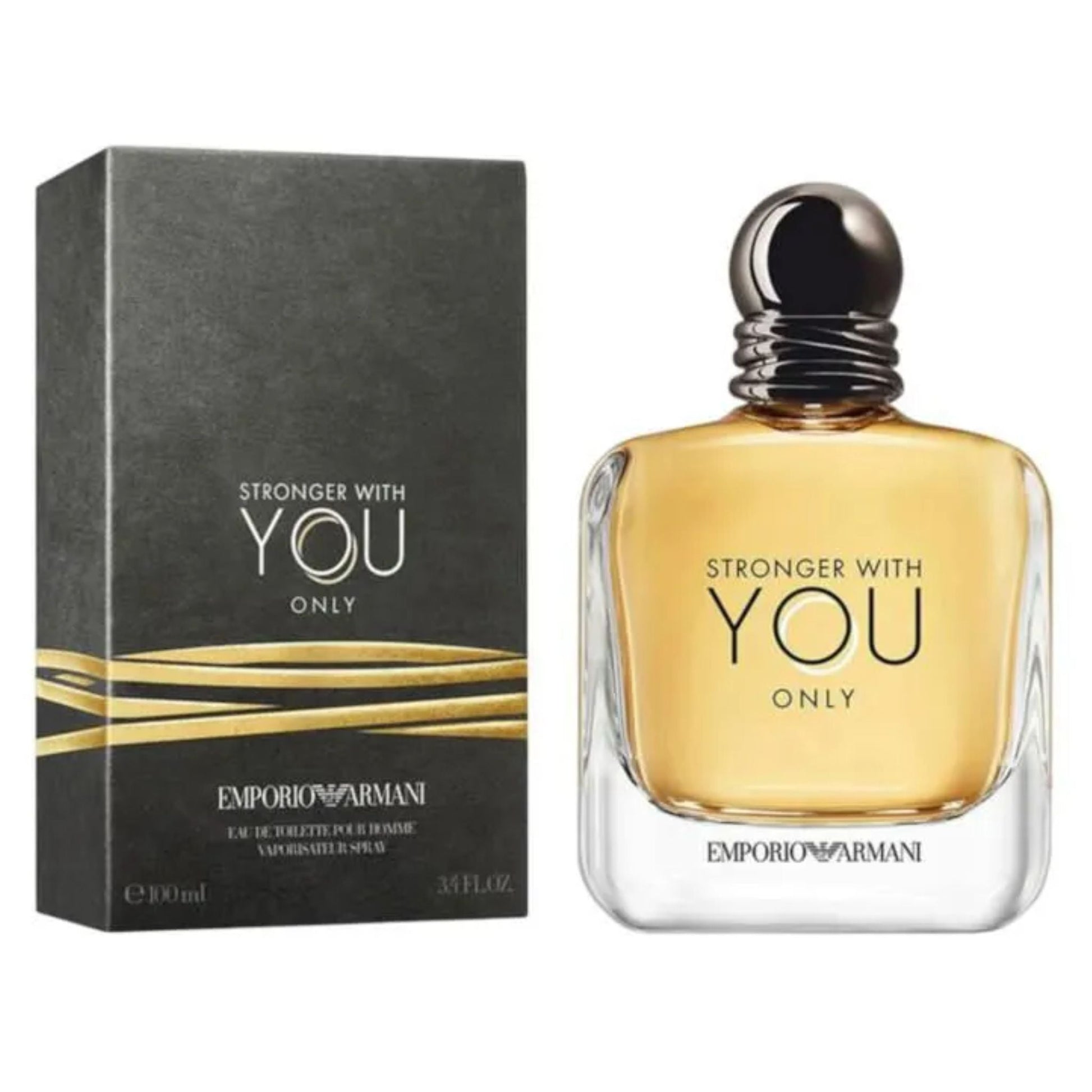 Giorgio Armani Stronger With Only 3.4oz Men EDT Spray by Giorgio Armani