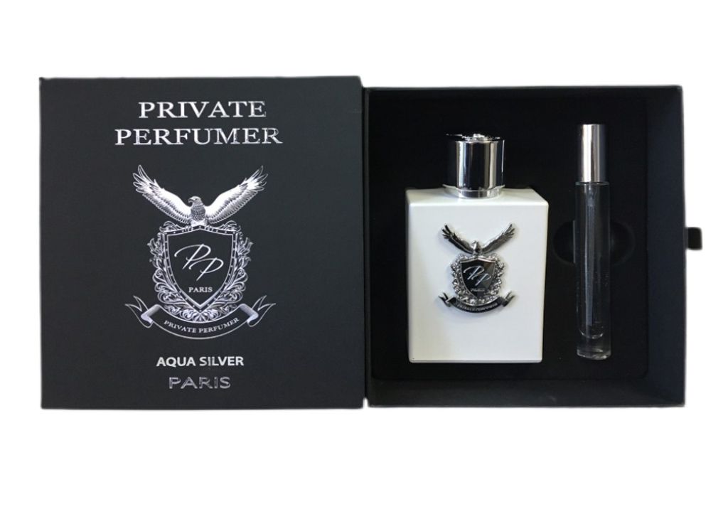 Paris Perfumes Aqua Silver 3.3oz Men EDP Spray by Paris Perfumes