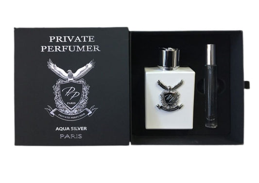 Paris Perfumes Aqua Silver 3.3oz Men EDP Spray by Paris Perfumes