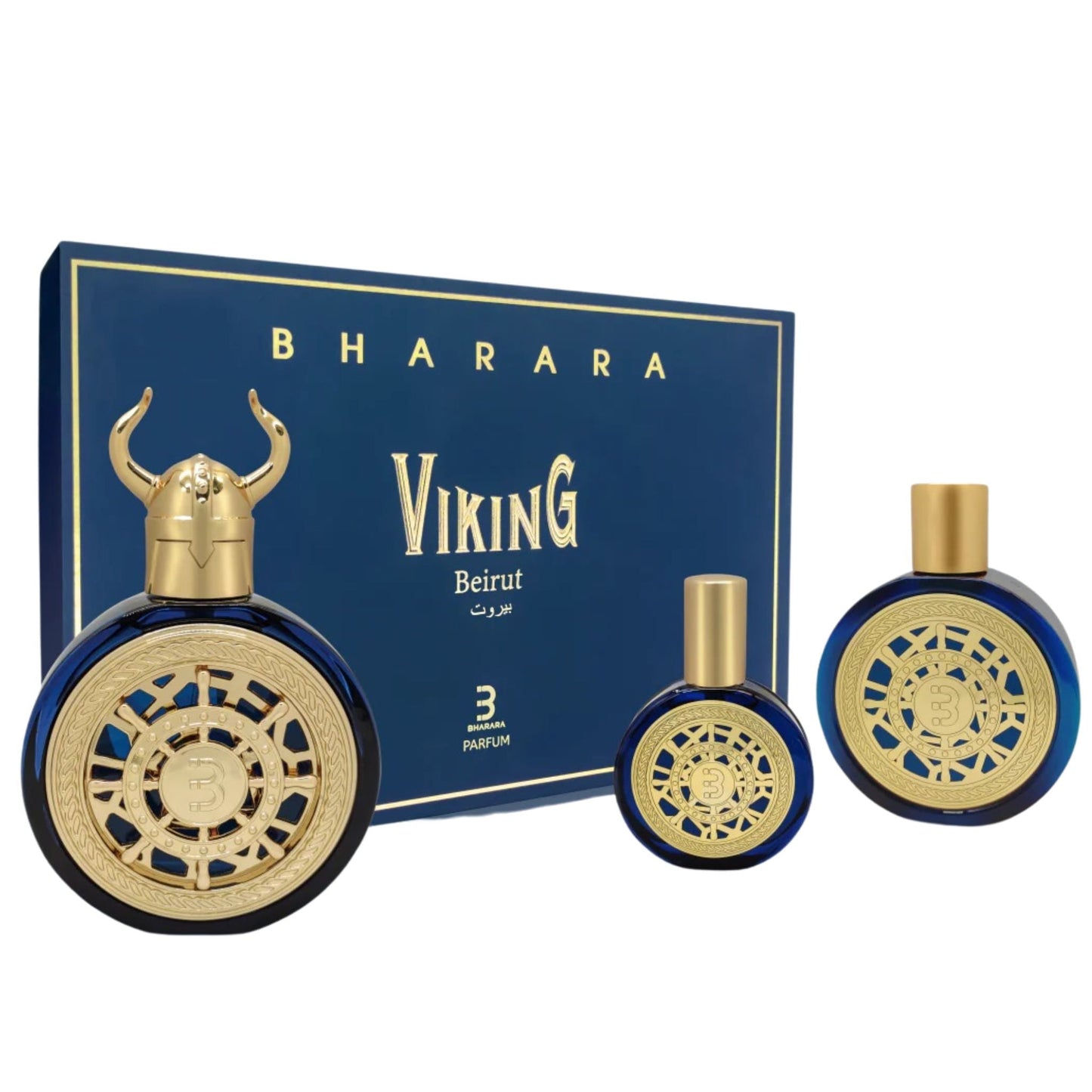 Bharara Viking Beirut 3-Piece Set 3.4oz EDC Spray by Bharara