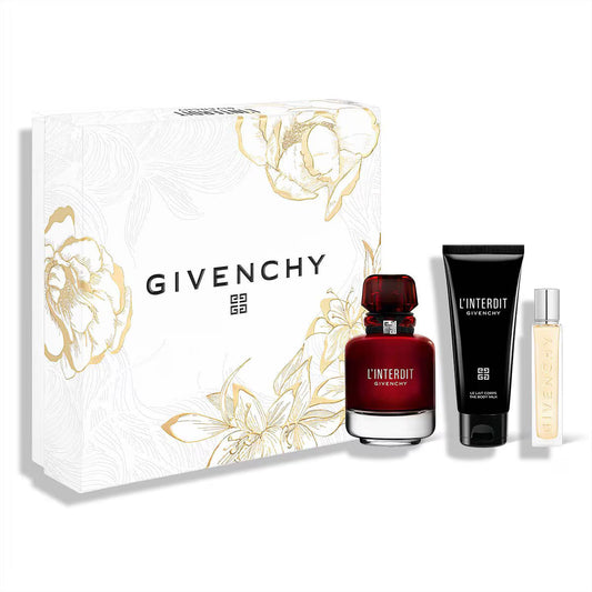 Givenchy L'Interdit Rouge 3-Piece Set 2.7oz Women EDP Spray by Givenchy