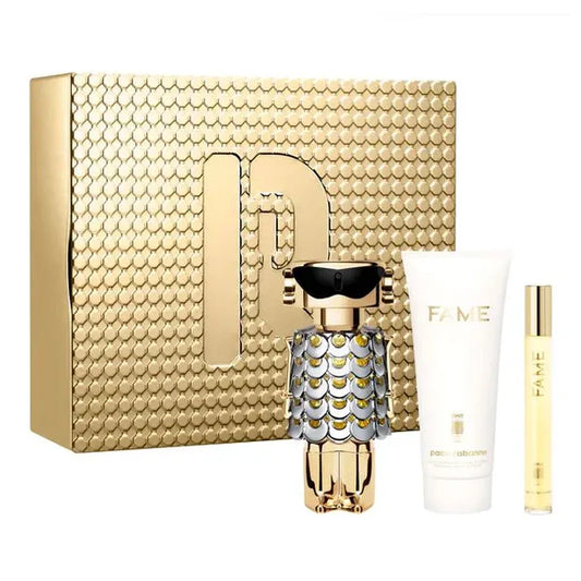Paco Rabanne Fame 3-Piece Set 2.7oz Women EDP Spray by Paco Rabanne