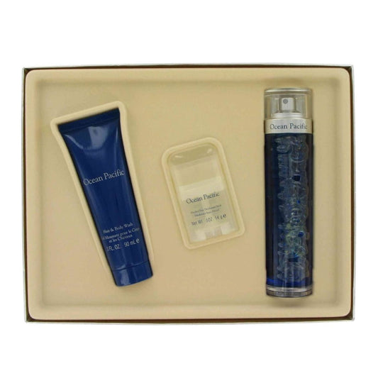 Ocean Pacific 3-Piece Set 2.5oz Men EDT Spray by Ocean Pacific