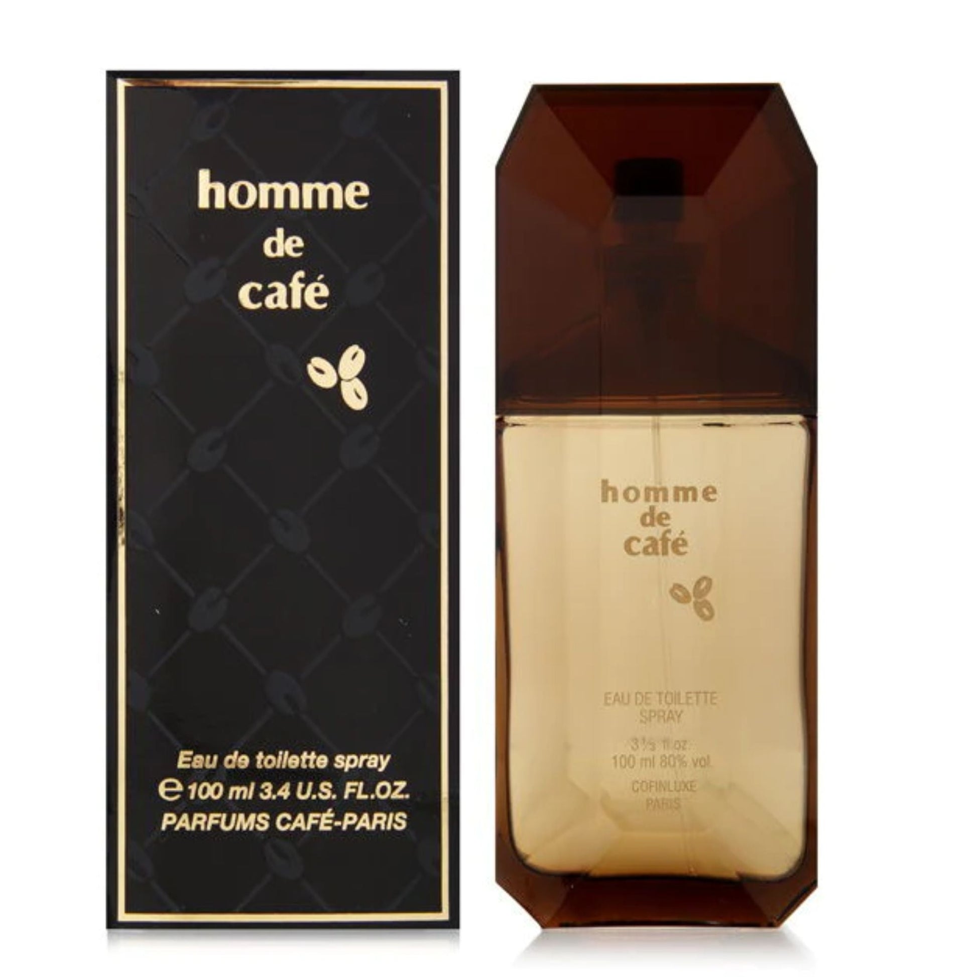 Cafe Homme 3.4oz Men EDT Spray by Cofinluxe