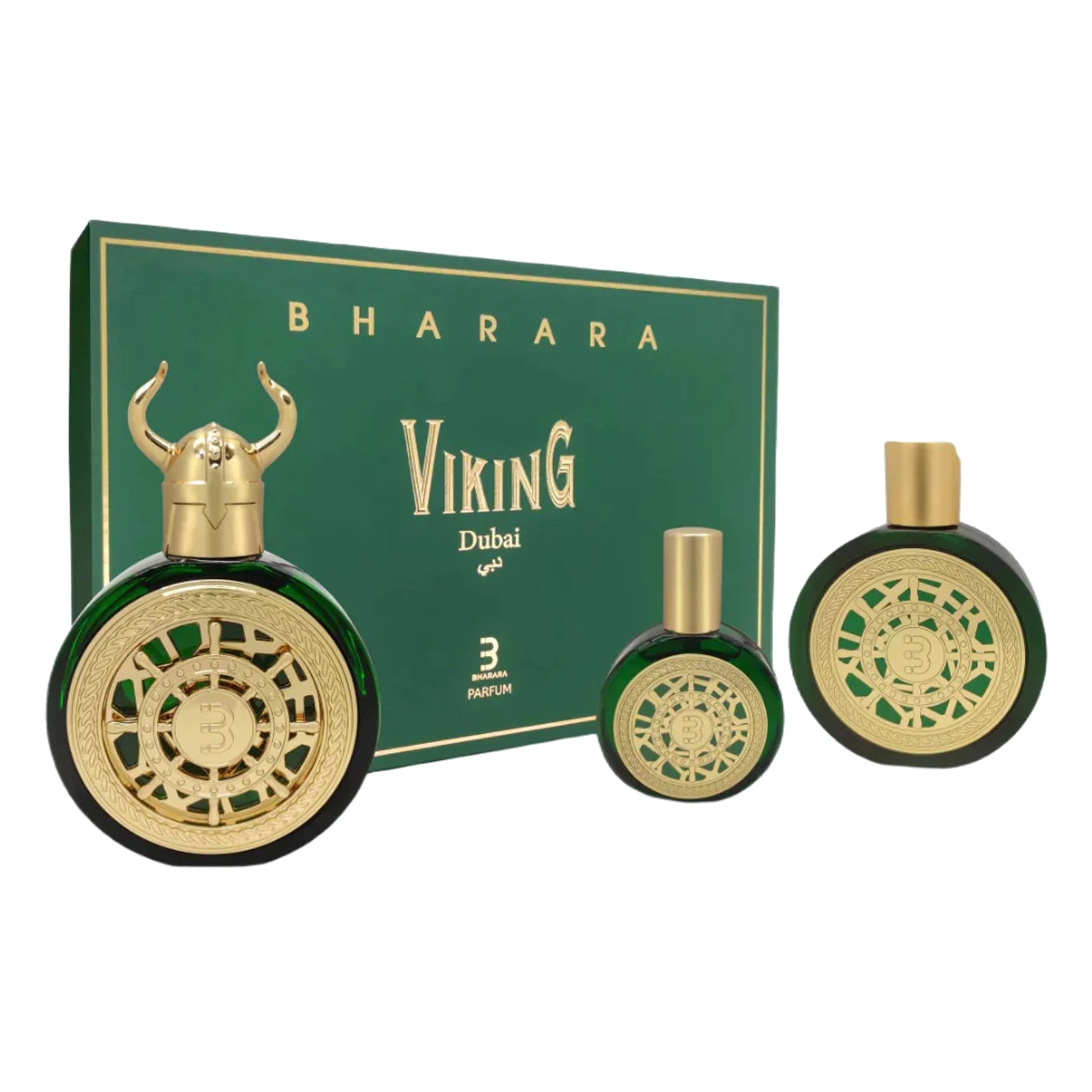 Bharara Viking Dubai 3-Piece Set 3.4oz Unisex EDC Spray by Bharara