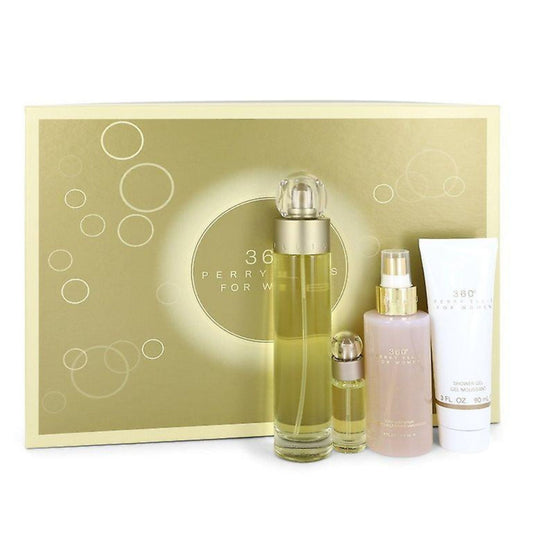 Perry Ellis 360 4-Piece Set 3.4oz Women EDT Spray by Perry Ellis
