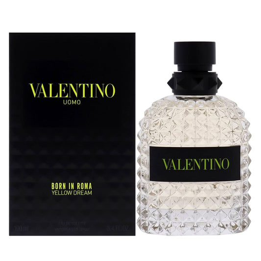 Valentino Uomo Born In Roma Yellow Dream 3.4oz Men EDT Spray by Valentino