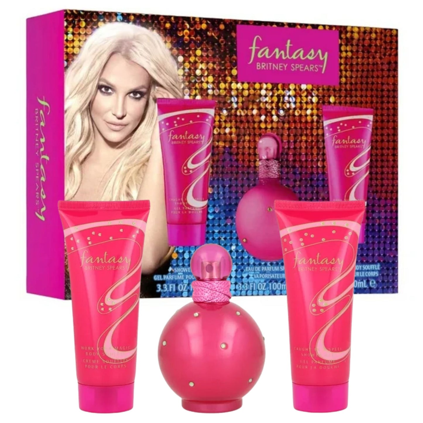 Britney Spears Fantasy 3-Piece Set 3.3oz Women EDP Spray by Britney Spears