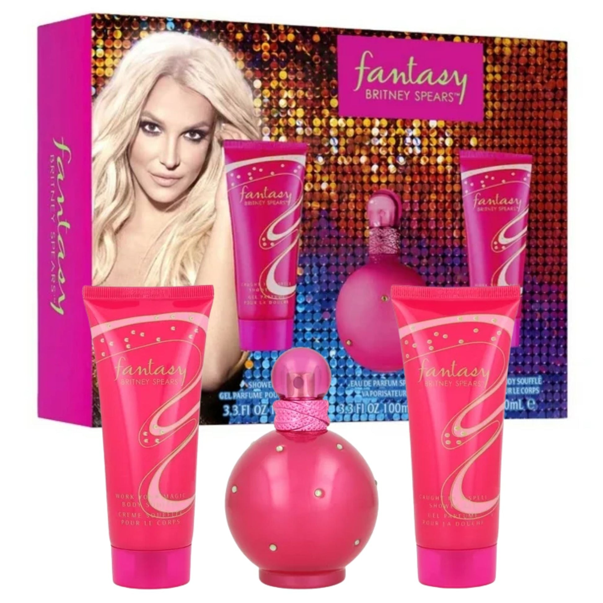 Britney Spears Fantasy 3-Piece Set 3.3oz Women EDP Spray by Britney Spears