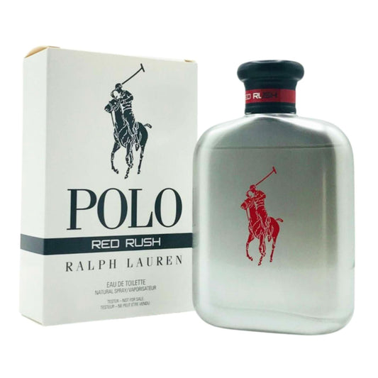 Ralph Lauren Polo Red Rush 4.2oz Men EDT Spray Tester by Ralph Lauren