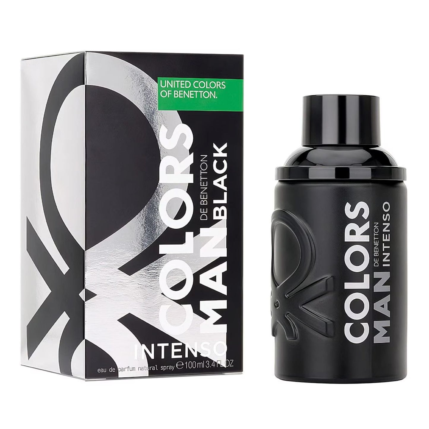 Benetton Color Black Intenso 3.4oz Men EDP Spray by Benetton