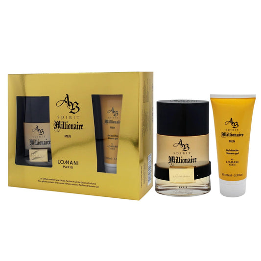 Lomani AB Spirit Millionaire 2-Piece Set 3.3oz Men EDP Spray by Lomani