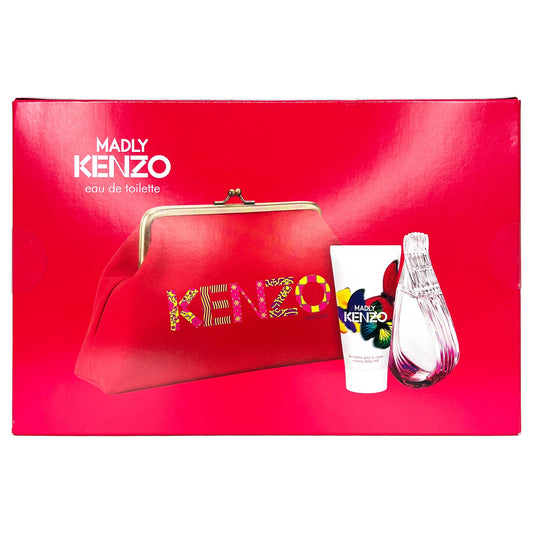 Kenzo Madly 3-Piece Set 1.7oz Women EDT Spray by Kenzo