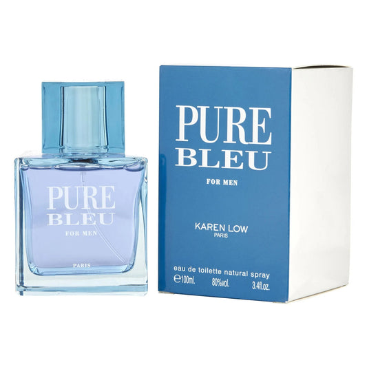 Karen Low Pure Bleu 3.4oz Men EDT Spray by Karen Low