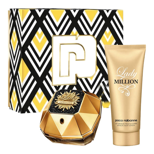 Paco Rabanne Lady Million Fabulous 2-Piece Set 2.7oz Women EDP Spray by Paco Rabanne