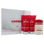 Carrera Red 3-Piece Set 3.4oz Men EDT Spray by Carrera