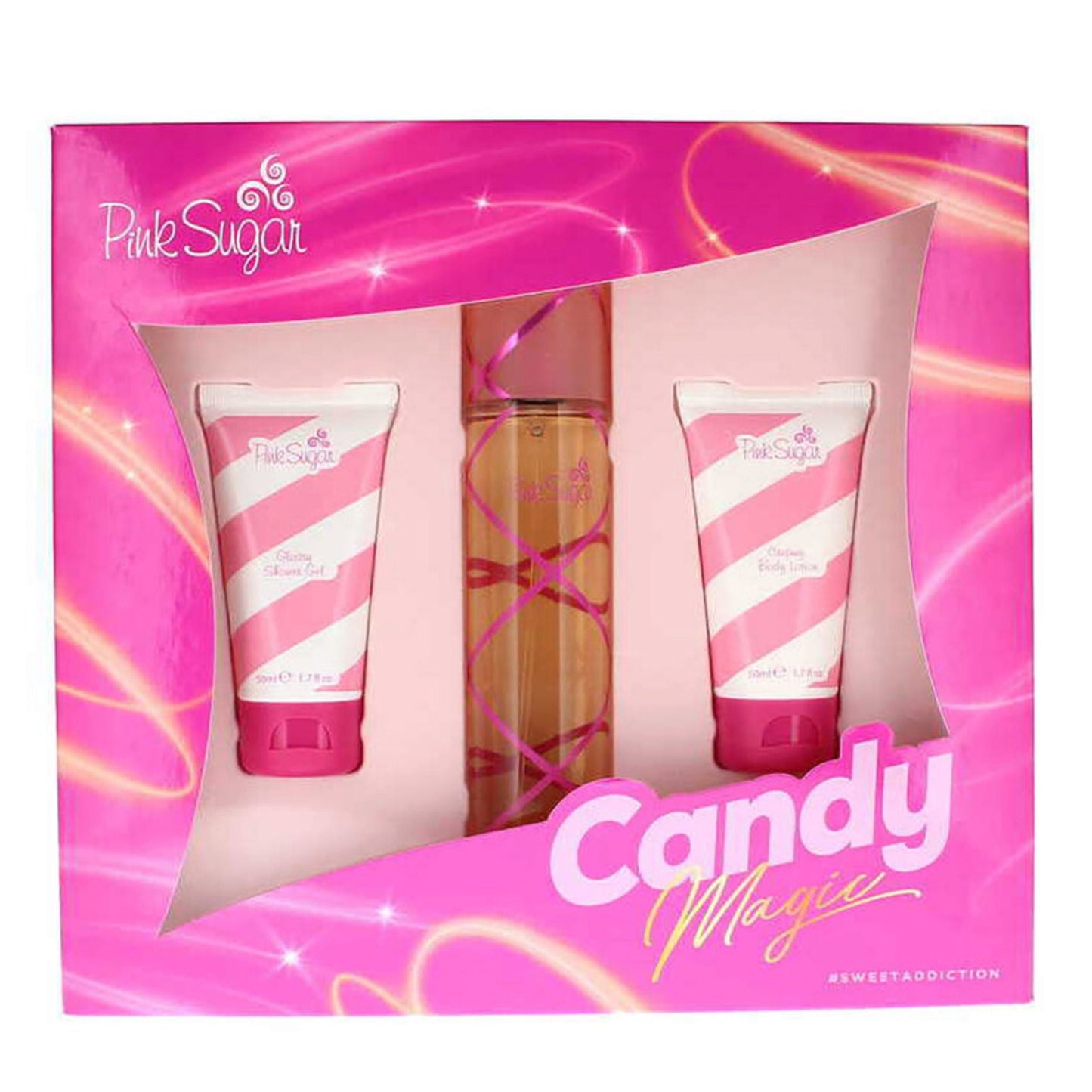 Pink Sugar 3-Piece Set 3.4oz Women EDT Spray by Aquolina