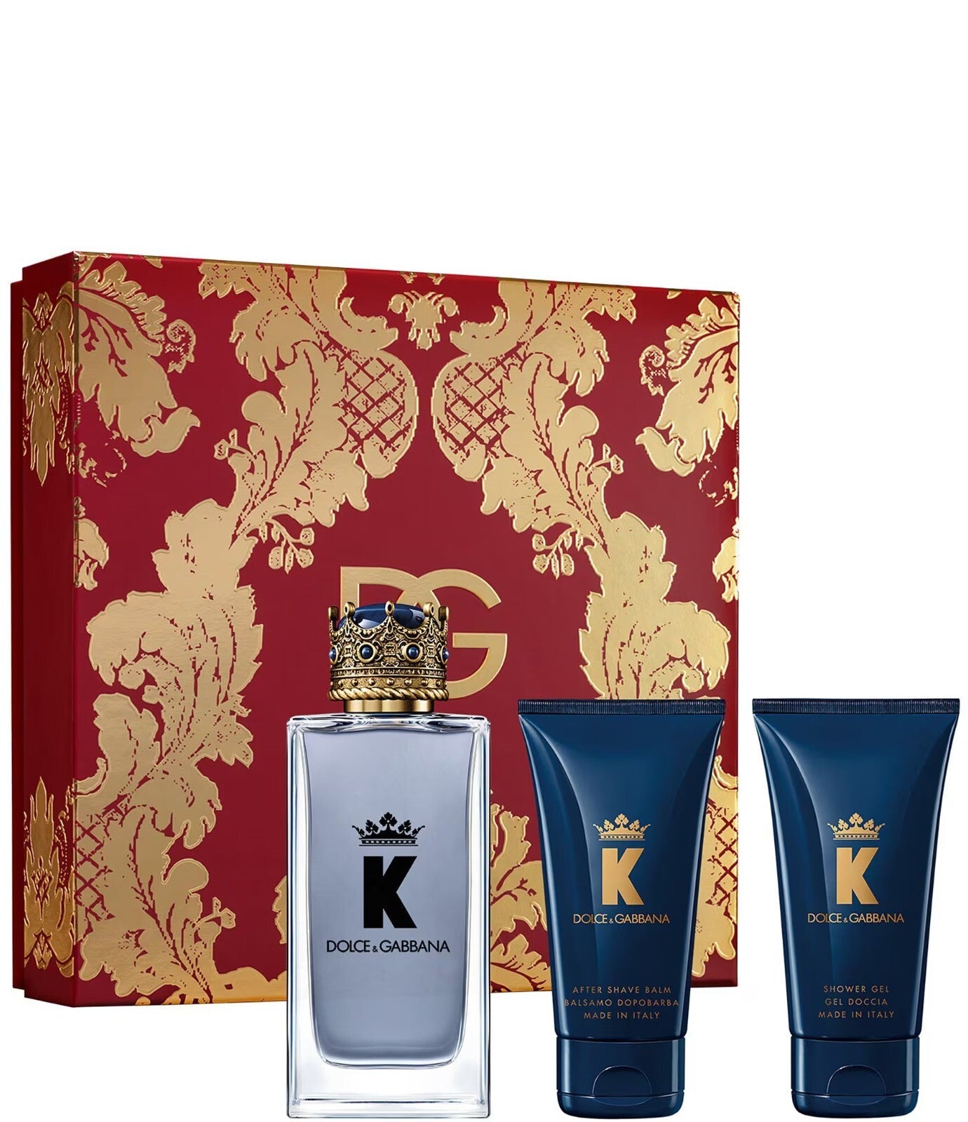 Dolce & Gabbana (K) 3-Piece Set 3.4oz Men EDT Spray by Dolce & Gabbana