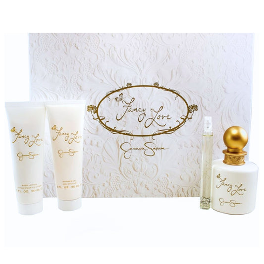 Jessica Simpson Fancy Love 4-Piece Set 3.4oz Women EDP Spray by Jessica Simpson