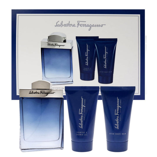Salvatore Ferragamo Subtil 4-Piece Set 3.4oz Men EDT Spray by Salvatore Ferragamo