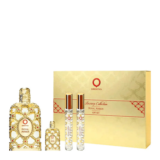 Orientica Royal Amber 4-Piece Set 2.8oz Women EDP Spray by Orientica