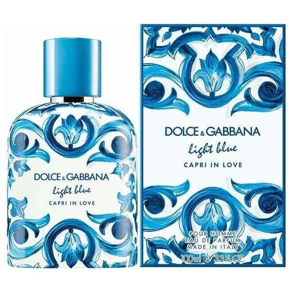 Dolce & Gabbana Light Blue Capri In Love 3.3oz Men EDP Spray by Dolce & Gabbana