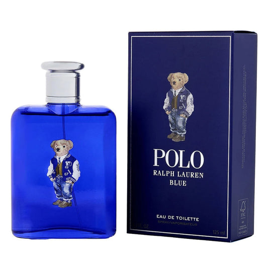Ralph Lauren Polo Blue Holiday Bear 4.2oz Men EDT Spray by Ralph Lauren
