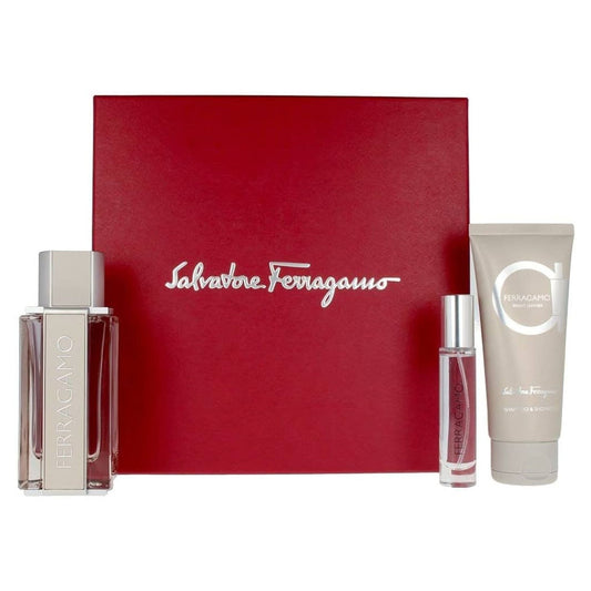 Salvatore Ferragamo Bright Leather 3-Piece Set 3.4oz Men EDT Spray by Salvatore Ferragamo