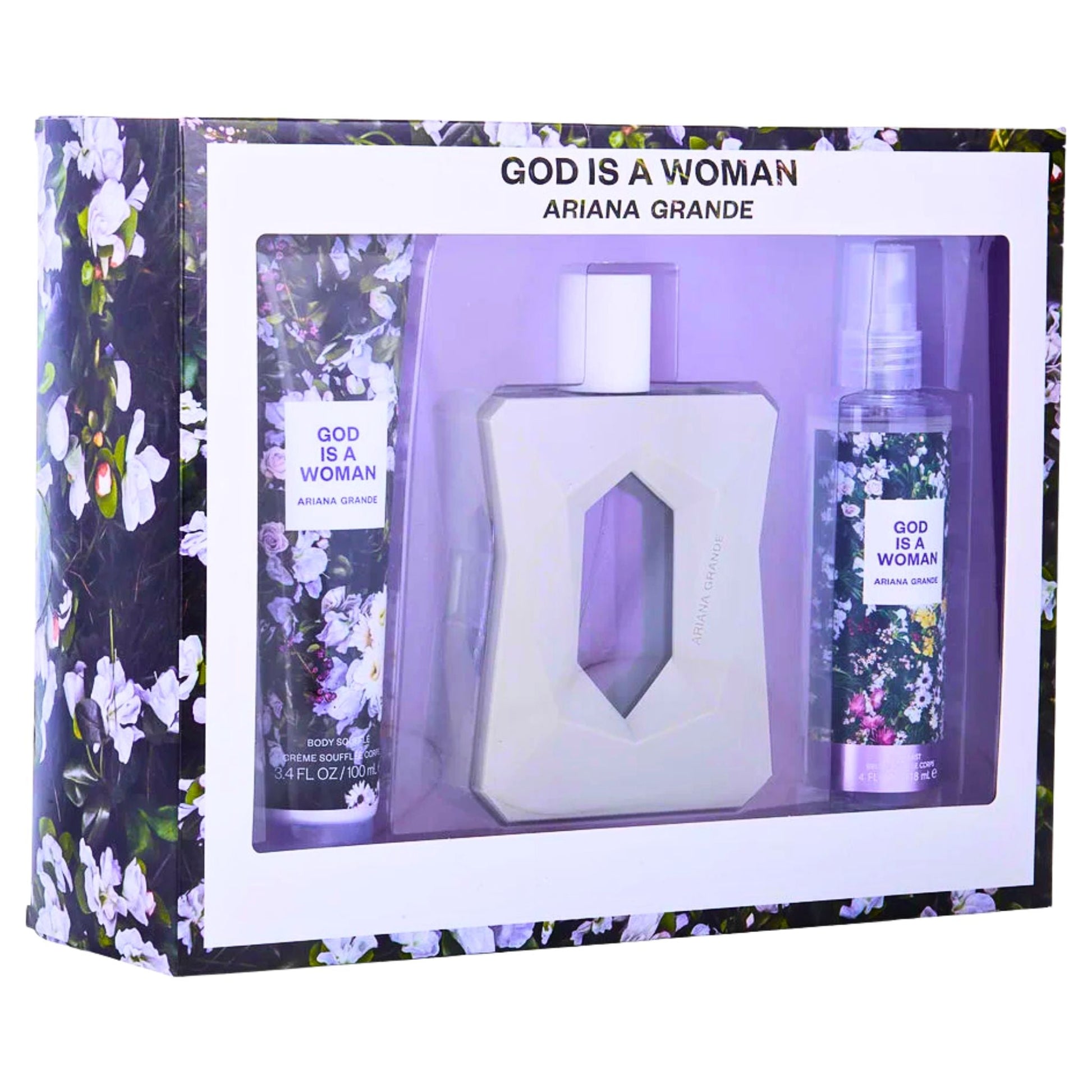 Ariana Grande God Is A Women 3-Piece Set 3.4oz Women EDP Spray by Ariana Grande