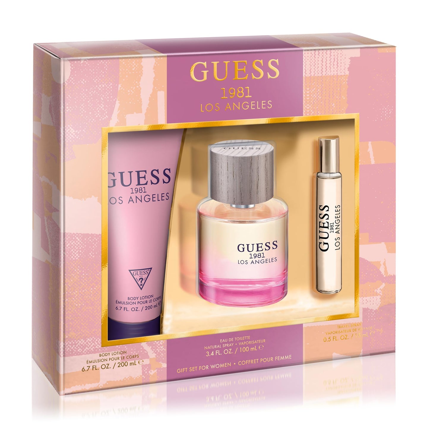 Guess 1981 Angels 3-Piece Set 3.4oz EDT Women Spray by Guess