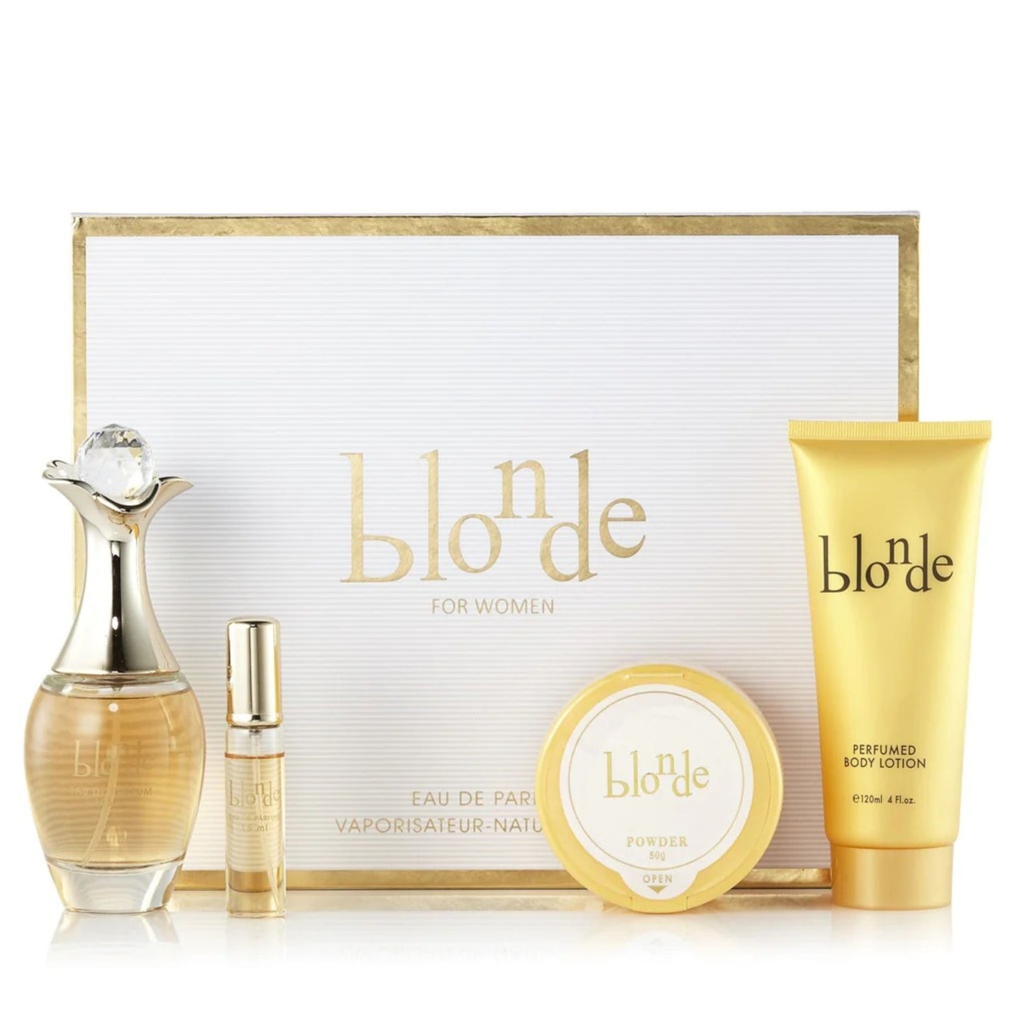 Blonde 4-Piece Set 3.4oz Women EDP Spray by Cybele Leroy