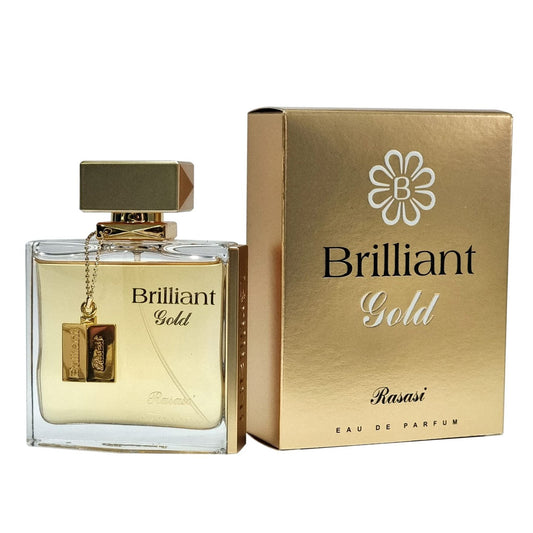 Rasasi Brilliant Gold 3.3oz Women EDP Spray by Rasasi