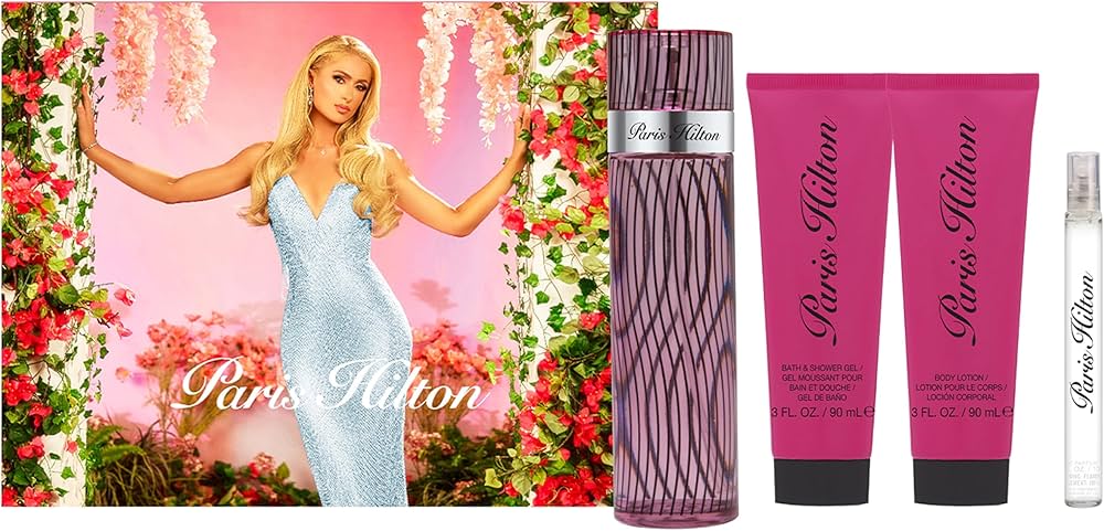 Paris Hilton 4-Piece Set 3.4oz Women EDP Spray by Paris Hilton