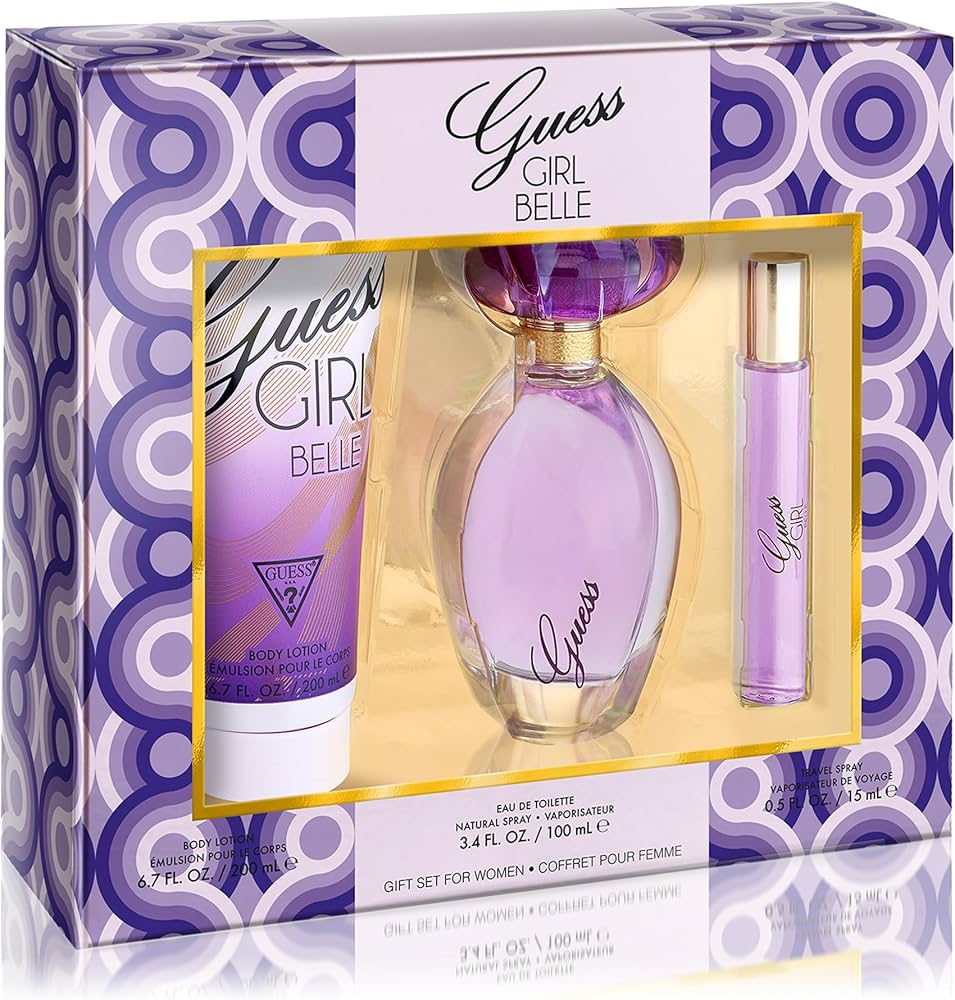 Guess Girl Belle 3-Piece Set 3.4oz Women EDT Spray by Guess