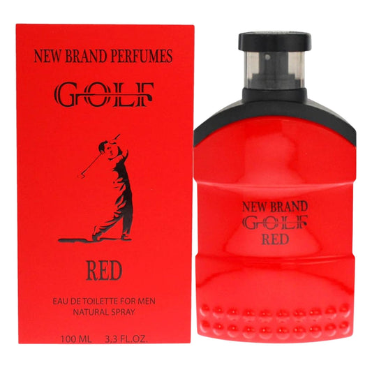 New Brand Golf Red 3.3oz Men EDT Spray by New Brand