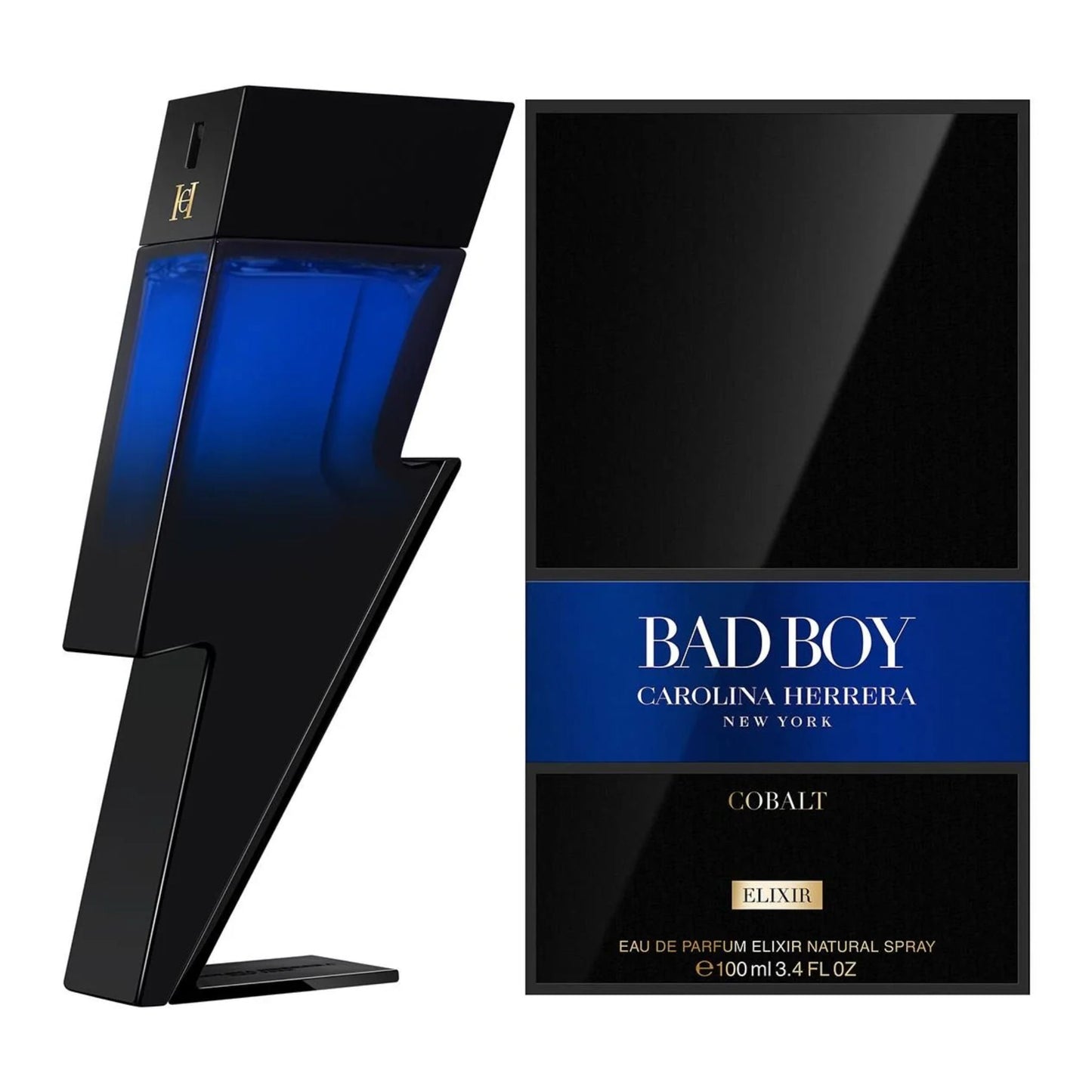 Carolina Herrera Bad Boy Cobalt Elixir 3.4oz Men Spray by Carolina Herrera