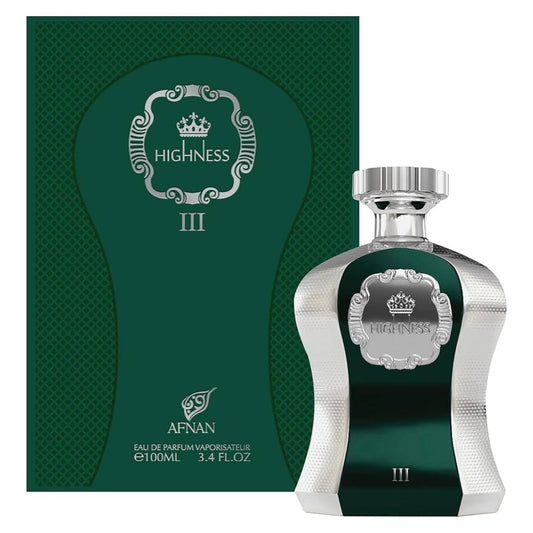 Afnan Highness III Green 3.4oz Men EDP Spray by Afnan