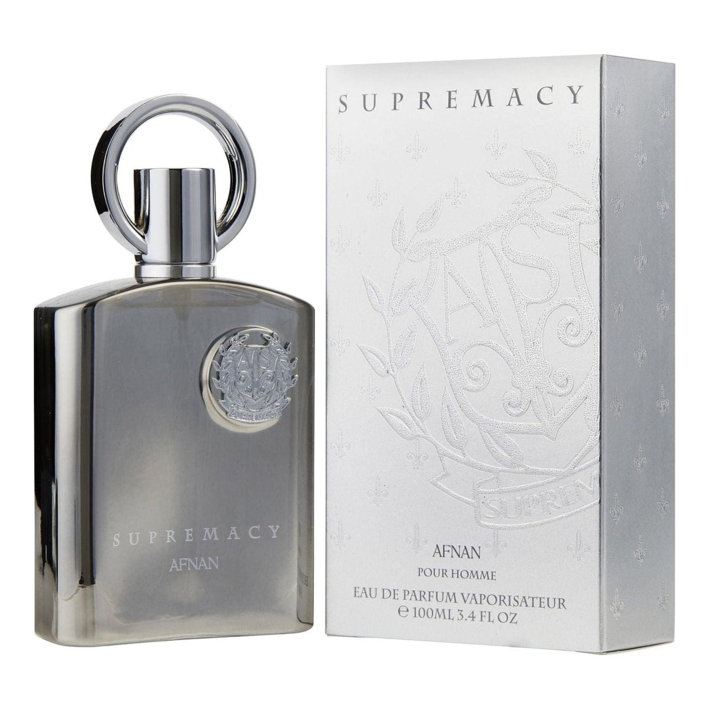 Afnan Supremacy Silver 3.4oz Men EDP Spray by Afnan