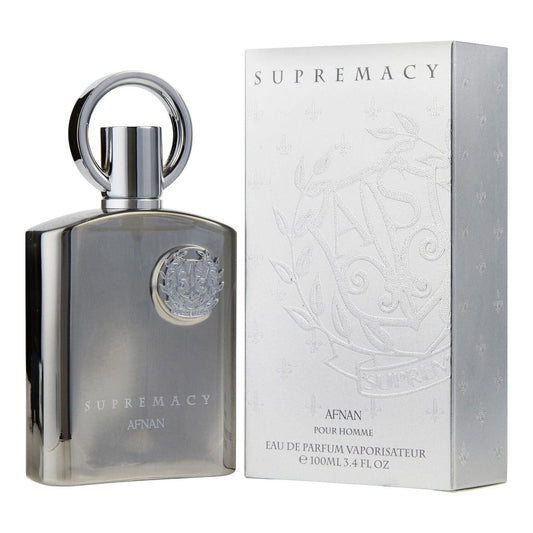 Afnan Supremacy Silver 3.4oz Men EDP Spray by Afnan