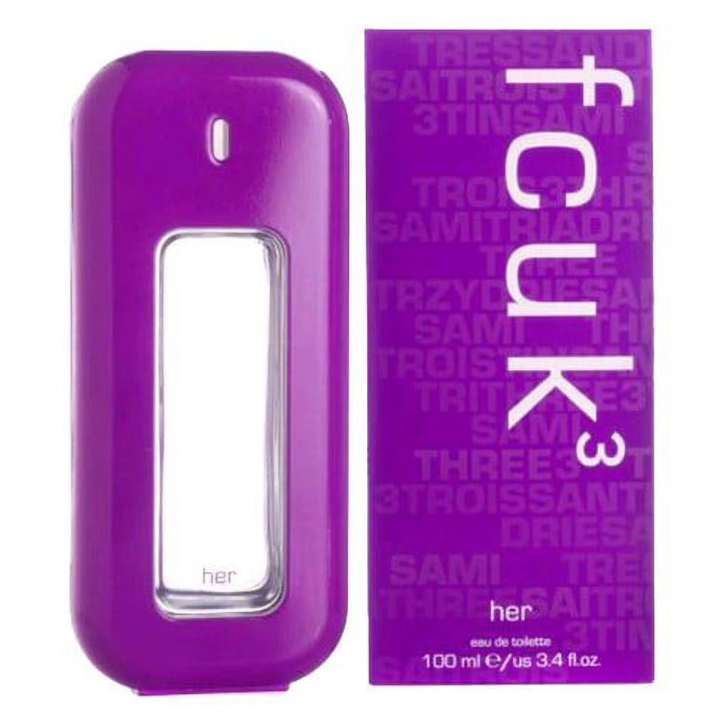 French Connection Fcuk3 3.4oz Women EDT Spray by French Connection
