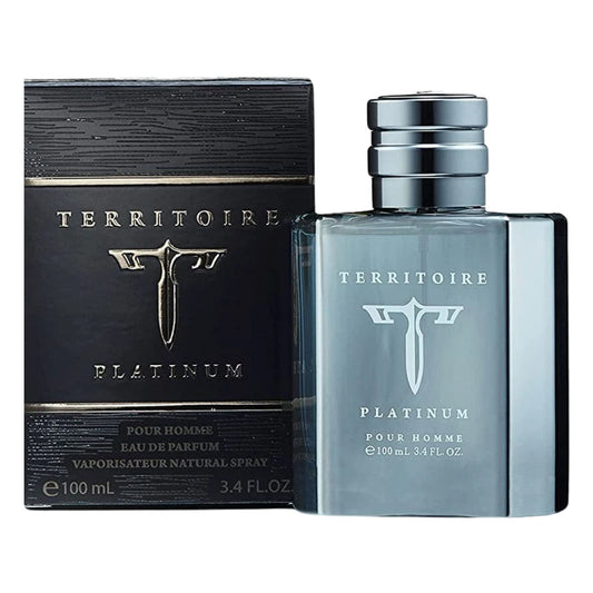 Territoire Platinum 3.4oz Men EDP Spray by YZY Perfume