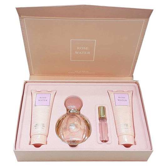 Morakot Rose Water 4-Piece Set 3.4oz Women EDP Spray by Morakot