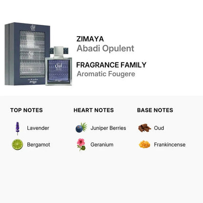 Abadi Opulent by Zimaya EDP bottle detail