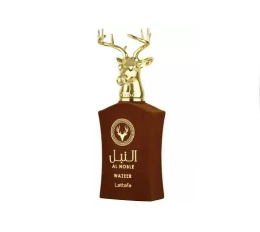 Al Noble Wazeer By Lattafa Unisex 3.4 oz EDP  bottle detail
