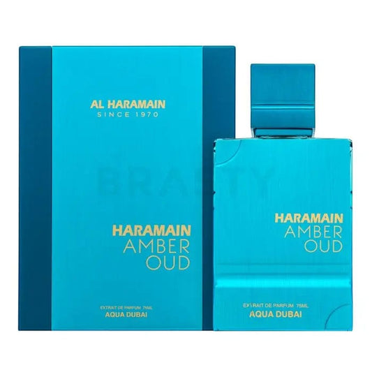 Amber Oud Aqua Dubai by Al Haramain Unisex EDP 2.5oz Spray Al Haramain