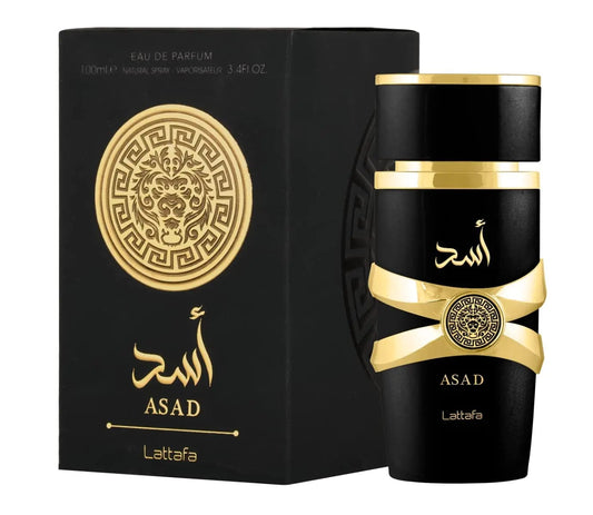 Asad By Lattafa Unisex 3.4 oz Eau de Parfum Spray - perfumesandrea