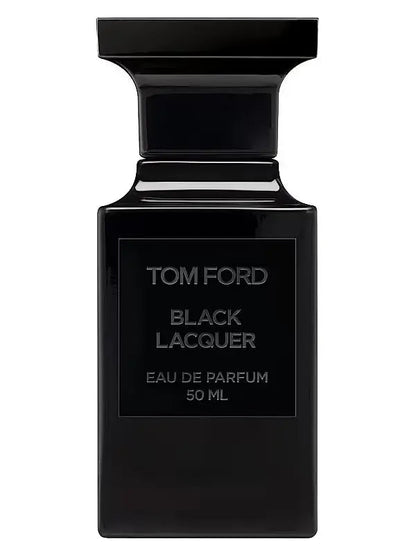 Black Lacquer by Tom Ford perfume bottle detail