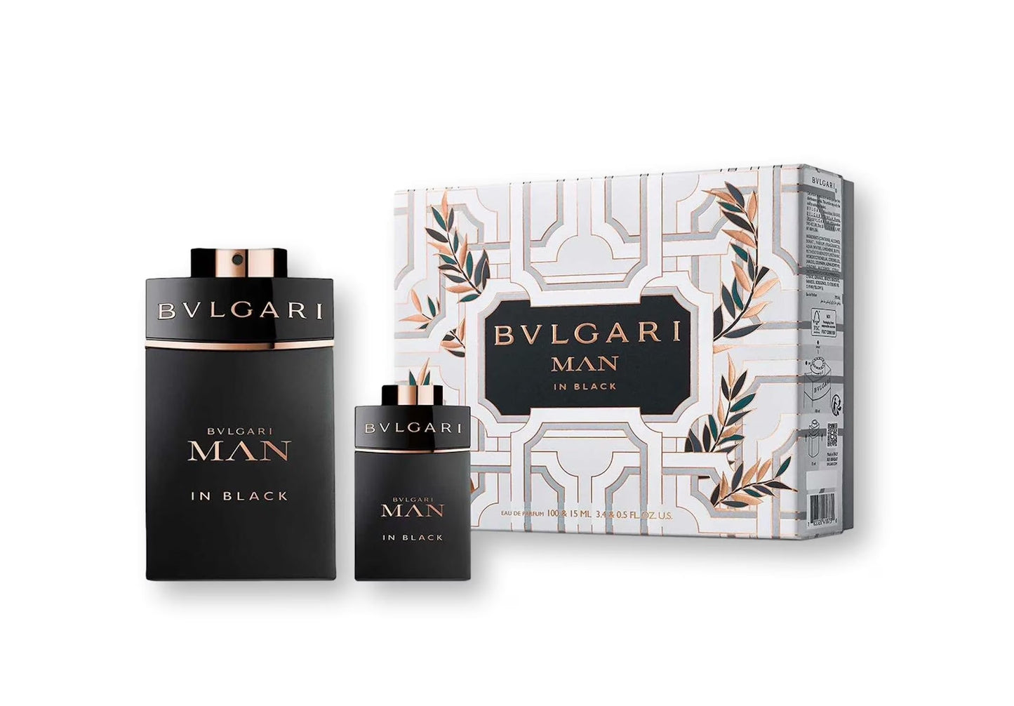 Bvlgari Man Black 2-Piece Set 3.4oz Men EDP Spray by Bvlgari