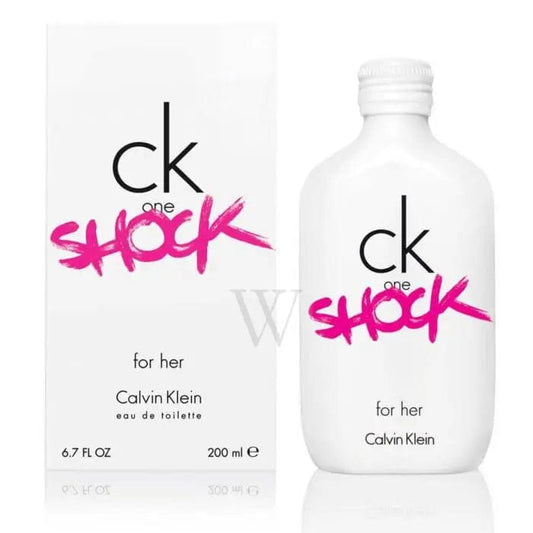 Ck One Shock By Calvin Klein For Women 6.7 oz EDT Spray - perfumesandrea